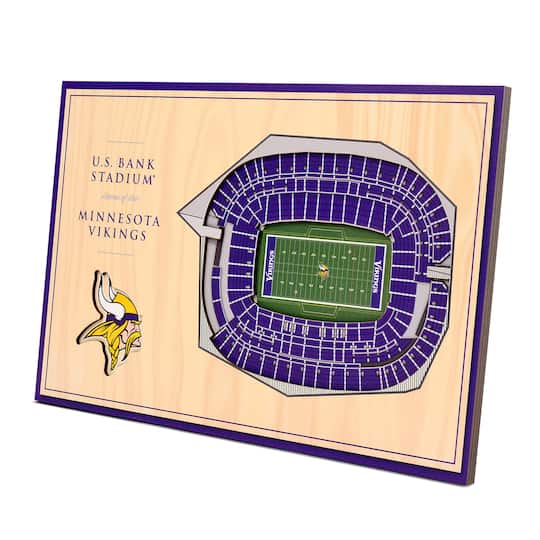 NFL 3D StadiumViews Desktop Display By Youthefan in Minnesota Vikings | 12" x 8" x 0.375" | Michaels®